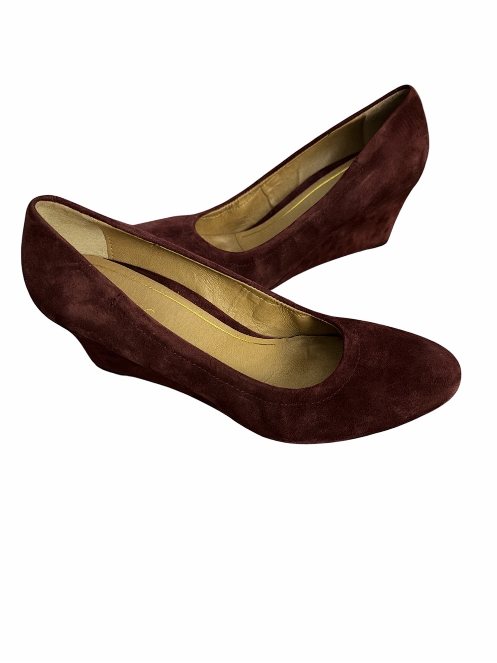 Vionic Women’s Camden Suede Wedge Heel Pumps Round Toe Comfort Dressy Sz 10